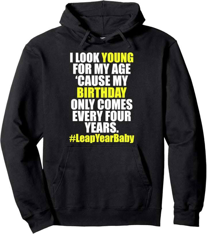 Funny 29. Februar Geburtstag Schaltjahr Pullover Hoodie