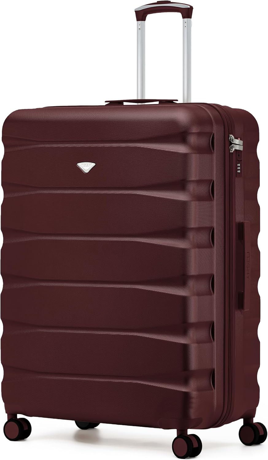 Flight Knight Leichter Koffer 29 Zoll Gross Check In Koffer ABS Hartschale 4 Rollen Fuer easyJet Bri