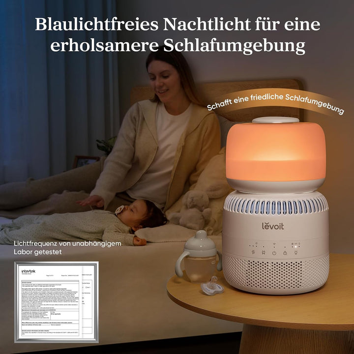 Levoit Smart Verdunstungsluftbefeuchter für Baby, Schlafzimmer, 3,8 L