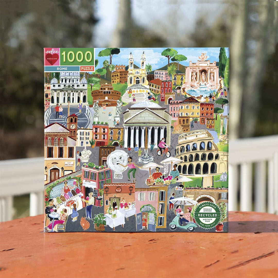 eeBoo - Puzzle 1000 pcs - Rome - (EPZTROM), Rom