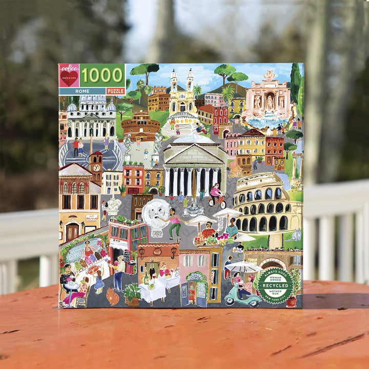 eeBoo - Puzzle 1000 pcs - Rome - (EPZTROM), Rom