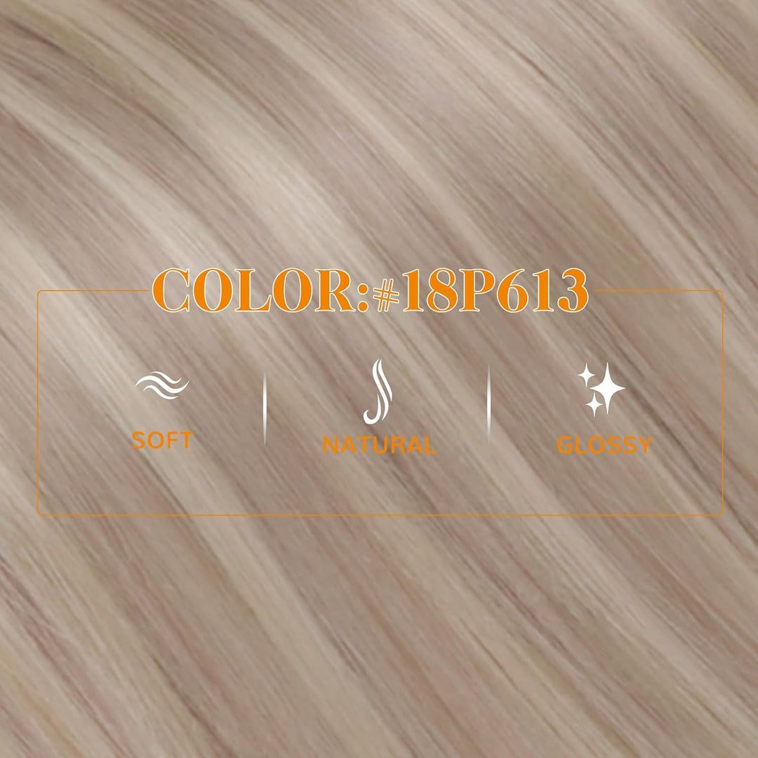 Easyouth Pferdeschwanz Extensions Echthaar Zopf Haarverlangerung Echthaar 12 Zoll Farbe Aschblond Mi