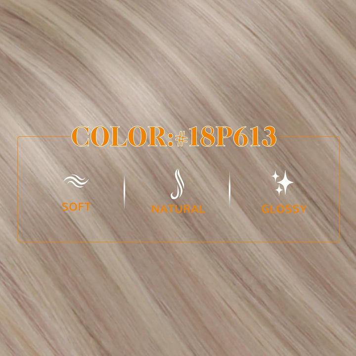 Easyouth Echthaar Zopf Extensions Pechschwarz Zopf Echthaar Extensions 20 Zoll 80g Farbe Aschblond M