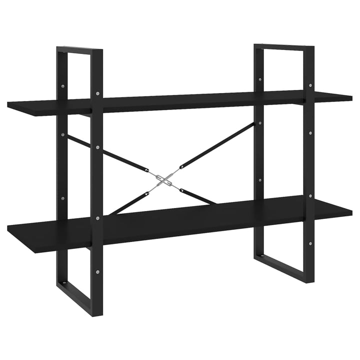 vidaXL Bücherregal 2 Fächer Industriestil Standregal Wandregal Bürorregal Aktenregal Regal Mehrzweck