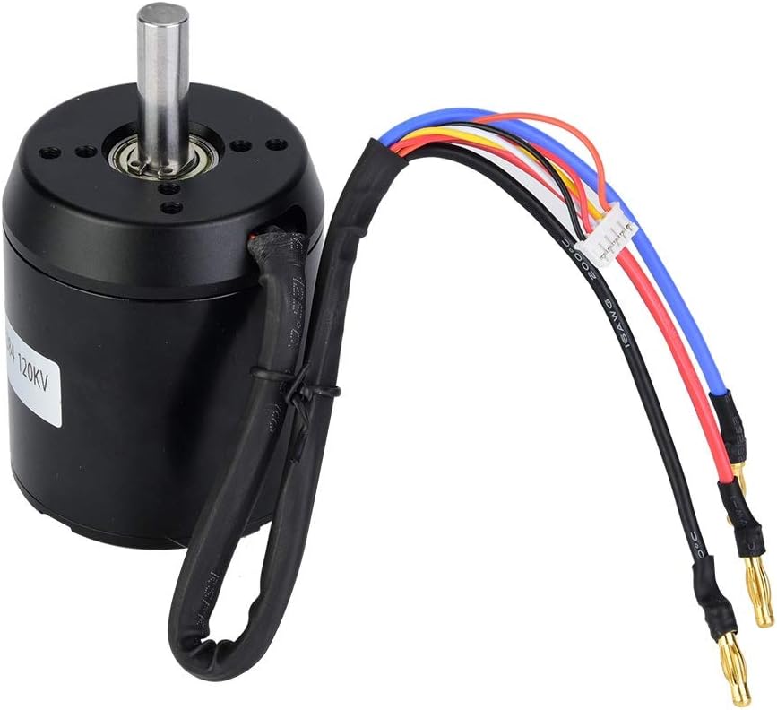 VOBOR 6384 120KV Motor BLDC Outrunner Brushless,BLDC Outrunner Sensored Kompatibel mit Elektro-Balan