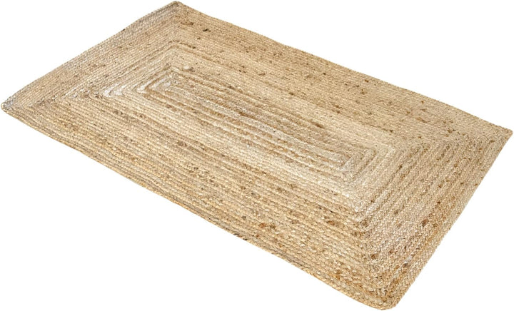 HAMID Jute Teppich, Alhambra Teppich Handgewebt 100% Naturfaser de Jute, Wohnzimmer, Schlafzimmer, F