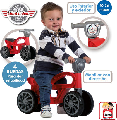 Chicos - Mini Custom Lauflernrad ab 1 Jahr | Kinder Laufrad für 12-24 Monate Baby praktisches und si