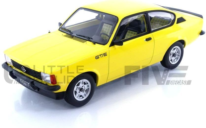 Norev 183655 - Opel Kadett GT/E - 1977 - gelb (ATS Felgen). L.E. 1:18