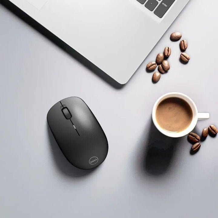 Dell, WM126, Wireless-Maus inkl. kabellosern USB Empfänger (kabellos, , 1000 dpi, optisch LED, 3 Tas