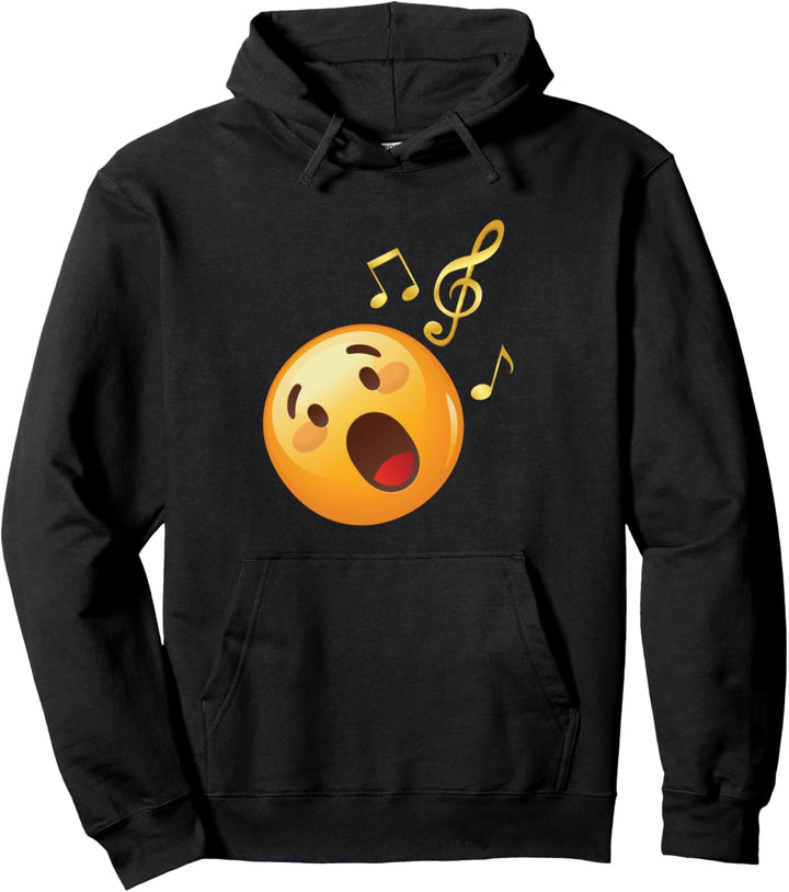 Sänger Singen Sängerin Musik Noten Notenschlüssel Geschenk Pullover Hoodie