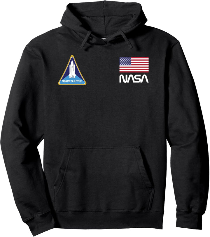 NASA Space Shuttle Challenger Crew logo Pullover Hoodie