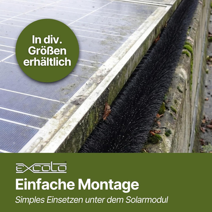 36m SolarAnlage Schutz 12cm Ø Photovoltaik Solarpanel Solarmodul Schutz vor Vögel Tauben Nager Marde