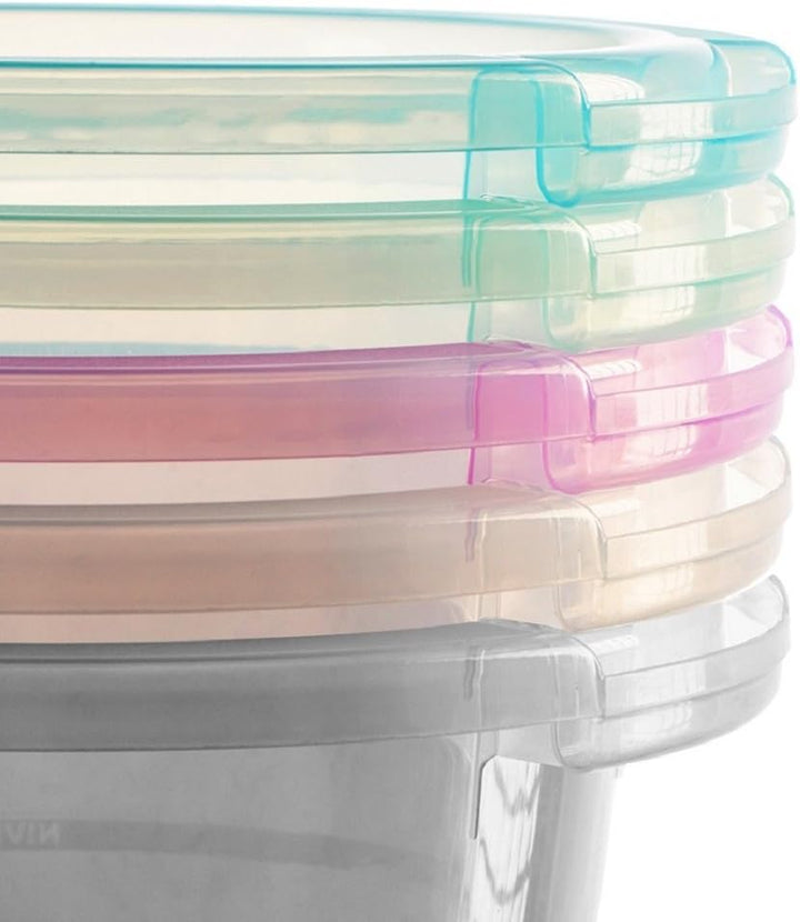 tummy tub das Original - Badeeimer kippsicher, rutschfest und schadstofffrei, blau, für Kleinkinder