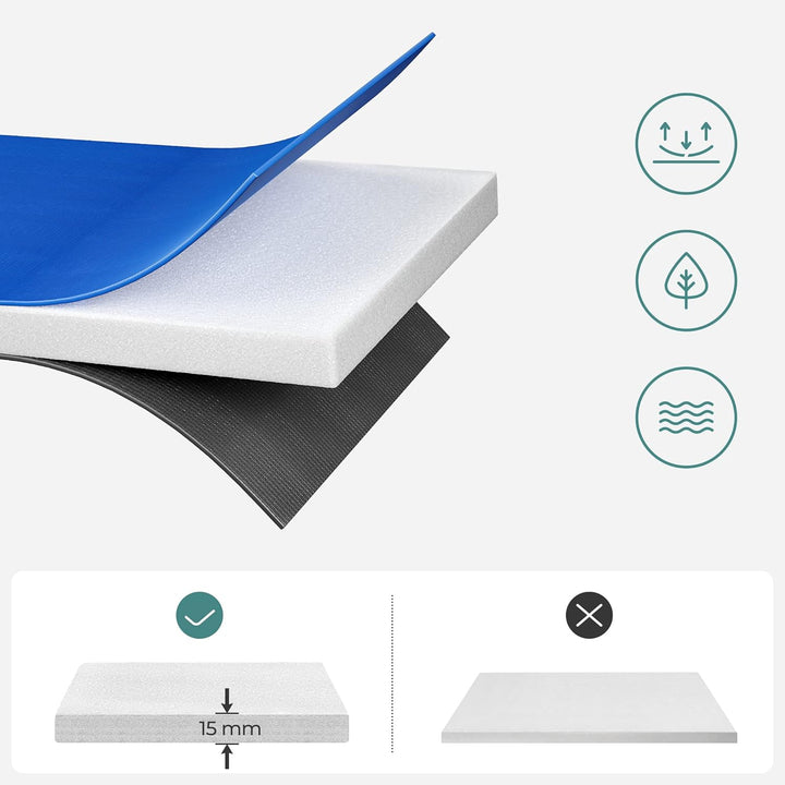 SONGMICS Trampolin Randabdeckung, Ø 183 244 305 366 427 cm, Federabdeckung, Randschutz, Sicherheitsm