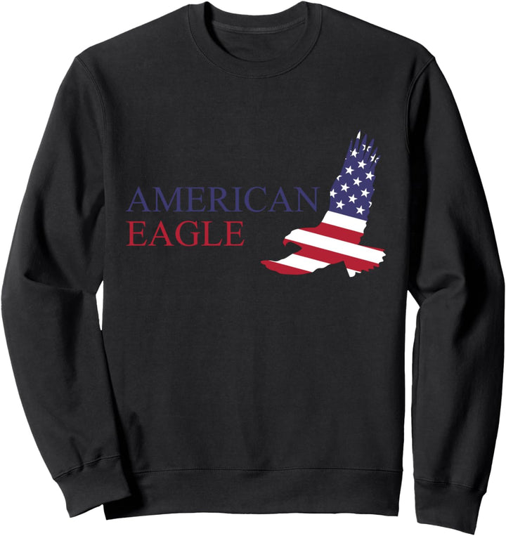 Amerikanischer Weisskopfseeadler USA Flagge 4. Juli Sweatshirt