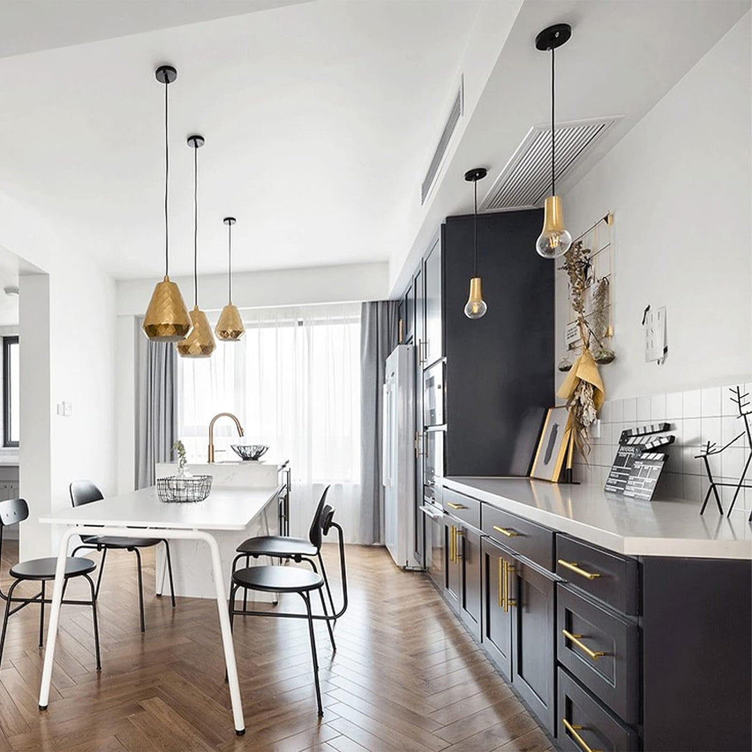 20 Stück LONTON Schrankgriffe Gold Möbelgriffe Gold Griffe 128mm lochabstand Küchengriffe, Griffe fü