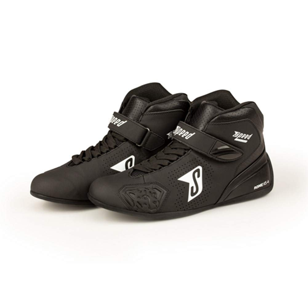 Speed Kartschuhe Rome KS-4 schwarz-Weiss, 42 EU