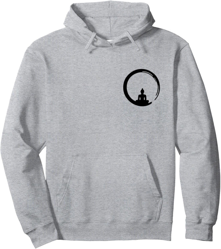 Enso, Zen, Kreis, Buddha Meditation Japan Kalligrafie Yoga, Pullover Hoodie