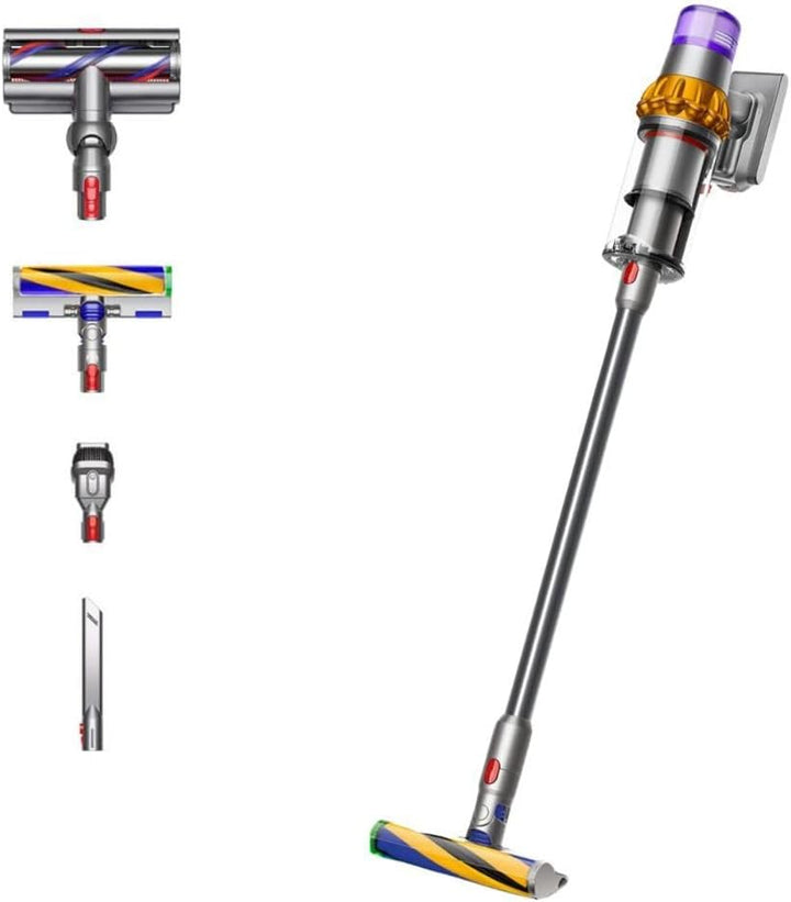 Dyson V15 Detect Absolute, Akkustaubsauger, Silber