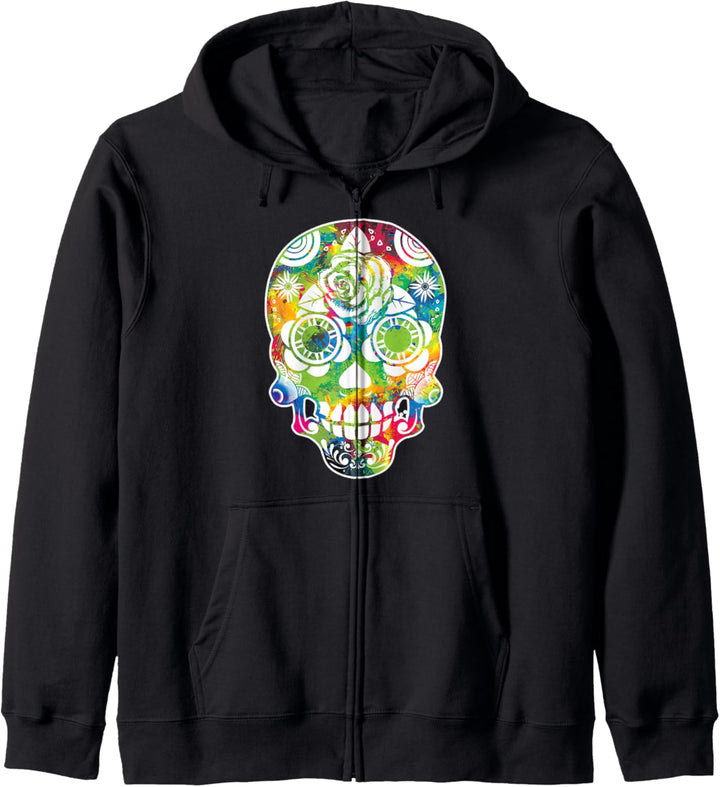 Day of the Dead Halloween Sugar Skull Men Women Gift Costume Kapuzenjacke