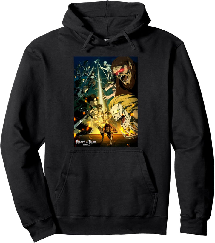 Attack on Titan Season 4 Poster zur letzten Staffel Pullover Hoodie