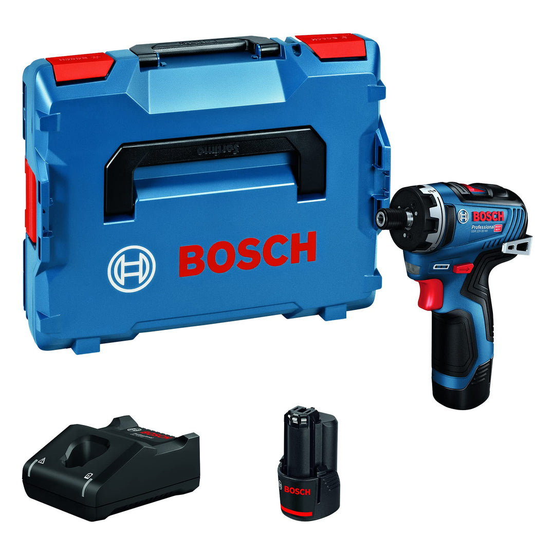 Bosch Professional System Akku-Bohrschrauber (inkl. 2x3,0 Ah Akku, Ladegerät GAL 12V-40, in L-BOXX)