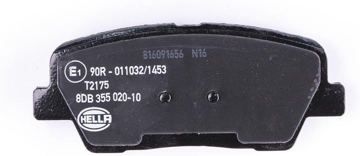 HELLA PAGID 8DB 355 020-101 Bremsbelagsatz - T2175 - Dicke/Stärke: 15.9mm - mit akustischer Verschle