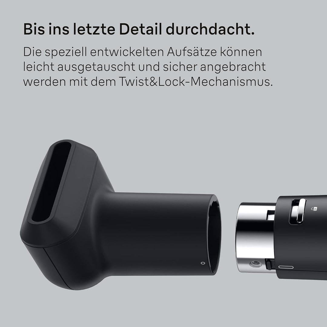 Braun Warmluftbürste AS4.2, Leichter Heissluft-Styler mit Rundbürste und Trockenaufsatz, 1000W HTDC-