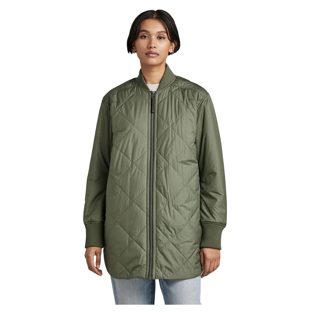 G-STAR Damen Padded Bomber Collar Jacke Jackets, Grün (Lt Hunter D22045-b958-8165)