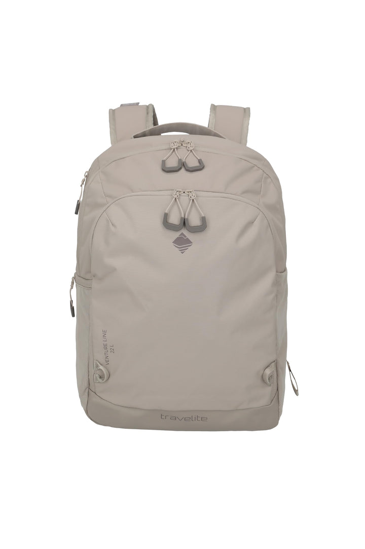 Travelite Rucksack VENTURE LINE M, 31x44,5x17 cm, 22 L, robustes Nylon, Laptopfach 15,6 Zoll, Trolle