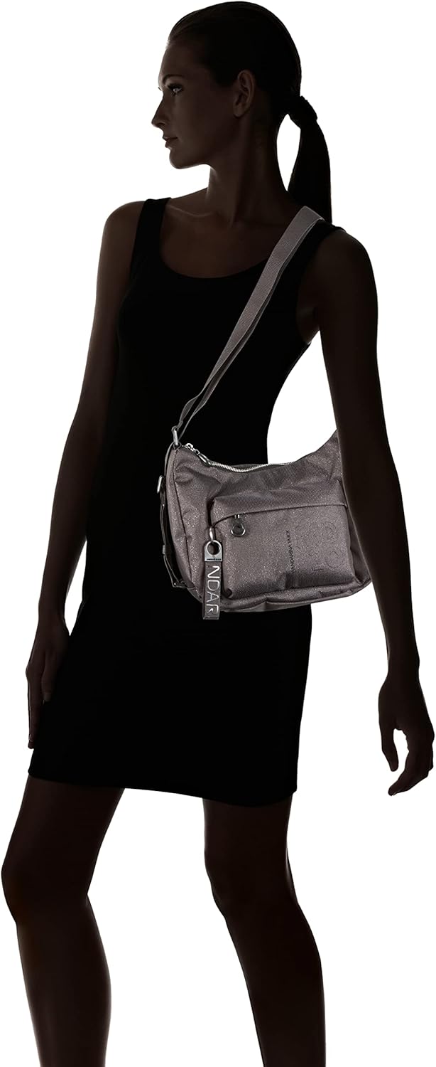 Mandarina Duck Damen Md 20 Lux Hobo/Rucksack, 30,5x25,5x13,5 (L x H x W) Black Universe, Black Unive