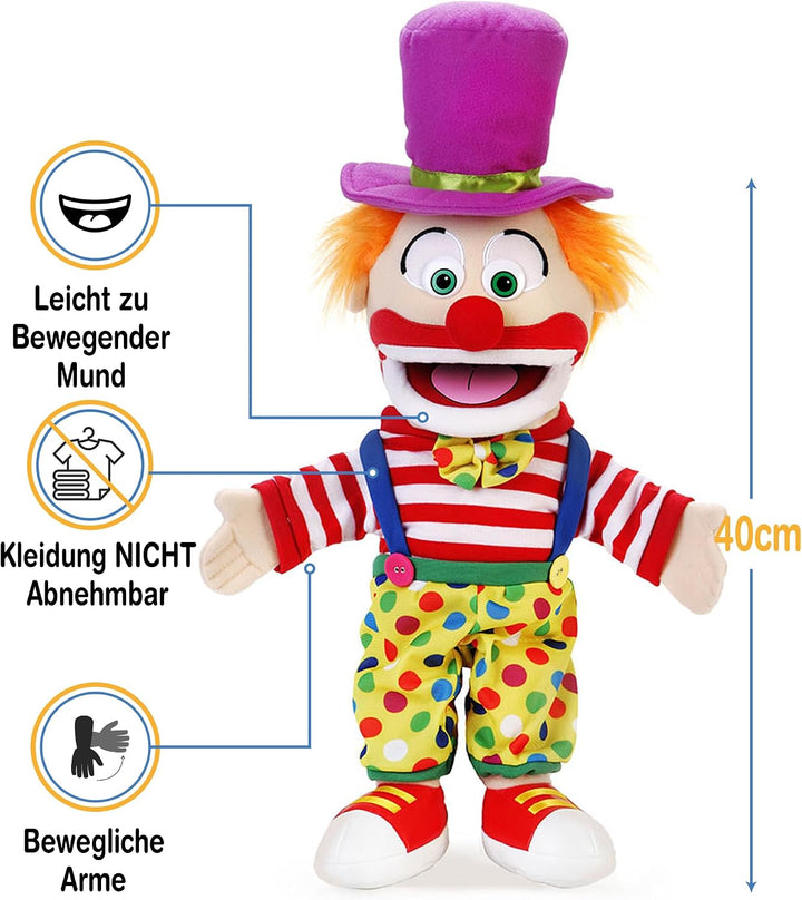 SiLLy puppets Clown, Handpuppe, 40 cm