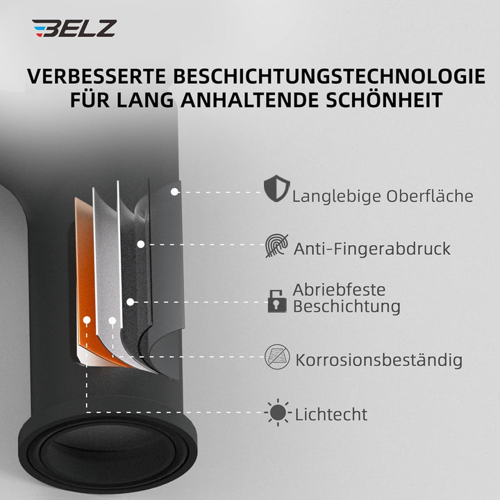 BELZ Wasserhahn Bad, Einhebel-badarmatur, Armatur Badezimmer, Mischbatterie Bad, Wassersparend, Ener