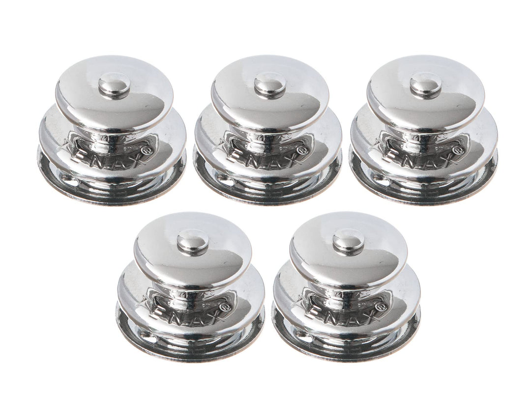 New Marine TENAX 5 Stück Oberteile, Gross: Druckknopf, Silber Silber_5, Silber_5