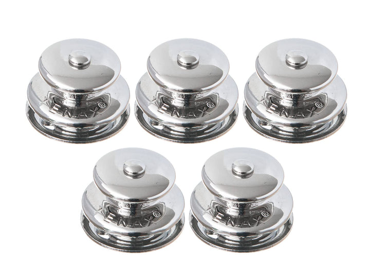 New Marine TENAX 5 Stück Oberteile, Gross: Druckknopf, Silber Silber_5, Silber_5