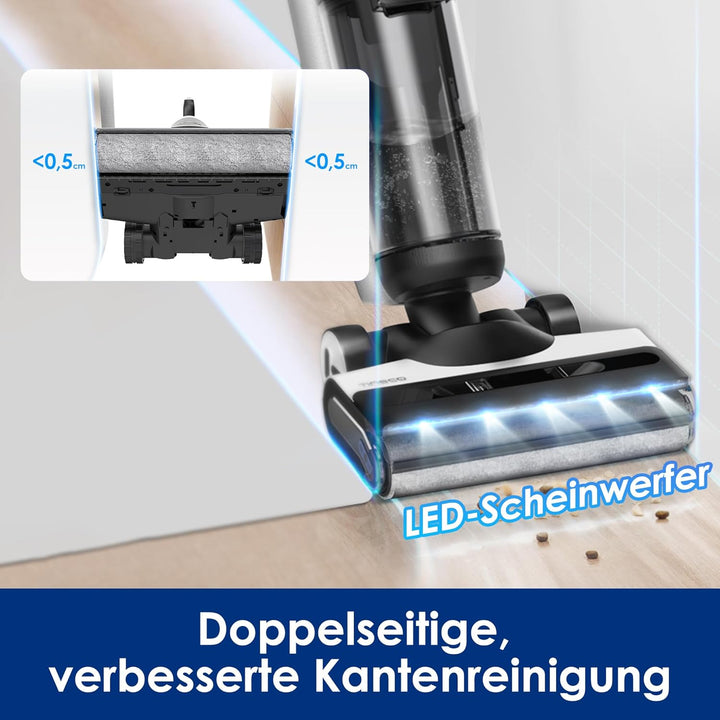 Tineco Floor One S7 Pro Nass Trockensauger Kabellos, Wischsauger 40min, Zentrifugal-Trocken, Doppels