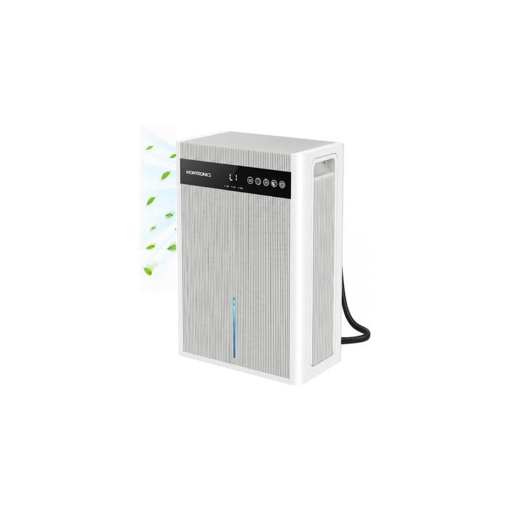 Elektrischer Luftentfeuchter 3L, Zwei Entwässerungsmodi Weiss, Weiss