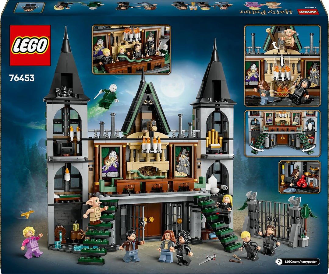 LEGO Harry Potter Landsitz der Familie Malfoy, Fantasy Spielzeug zum Sammeln und Ausstellen, Geschen
