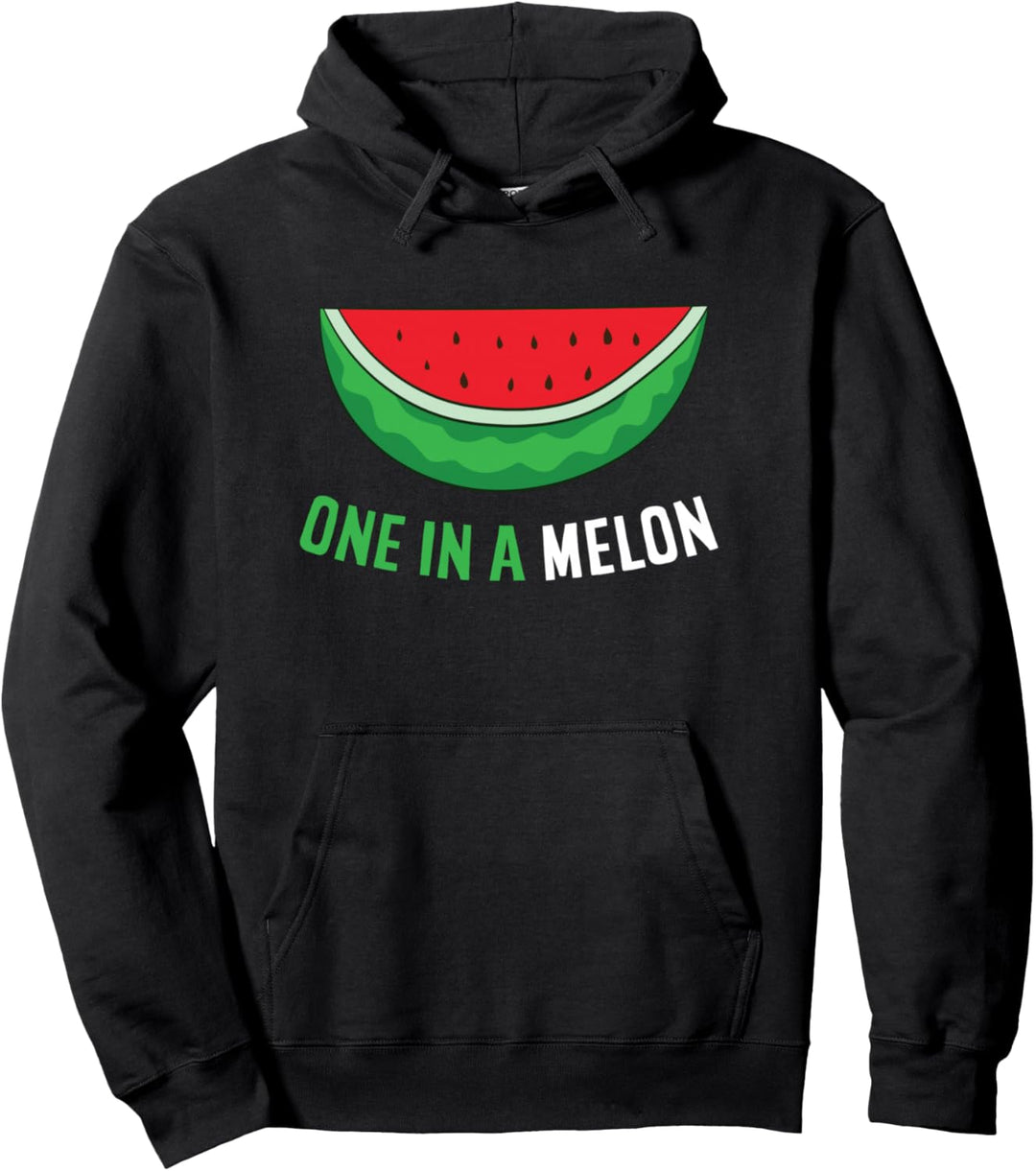 Sommer Wassermelone Melone Einer Aus Einer Melone Pullover Hoodie