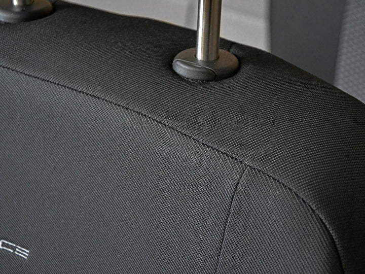 UP ! Sitzbezüge nach Mass Autoplanen perfekte Passform Schonbezüge Sitzschoner Velour + Strickpolste