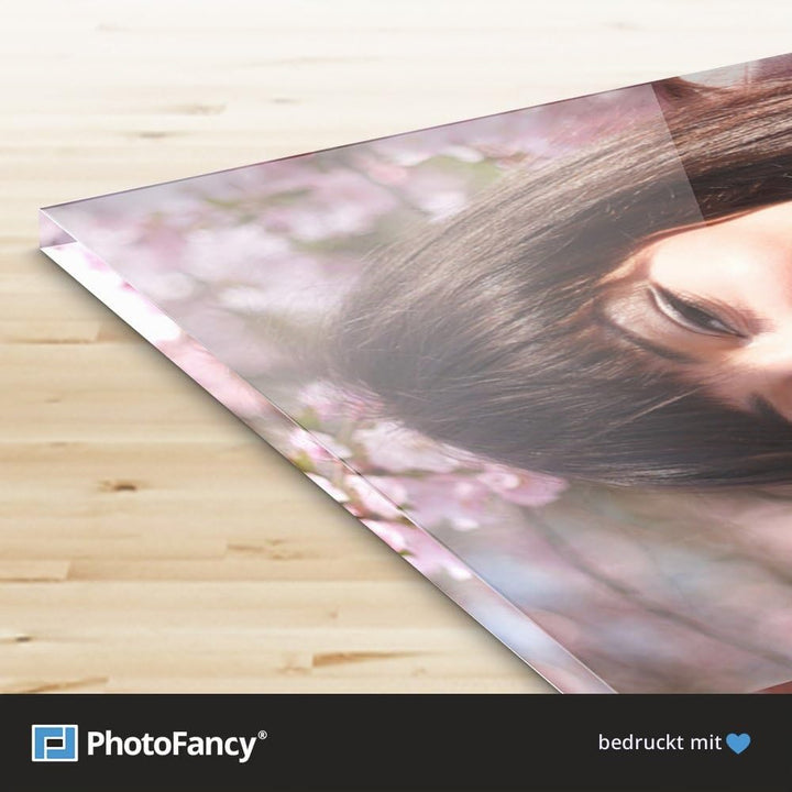 PhotoFancy® - Acryl Glas mit Foto Bedrucken - Acrylglas Personalisieren - Foto-Aufsteller mit eigene