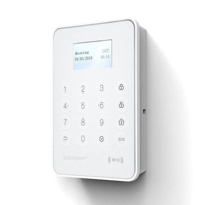 Safe2Home® externes Tastenfeld Aussen SP310 + Innen für Funk Alarmanlage Serie SP310 - Bedienteil mi