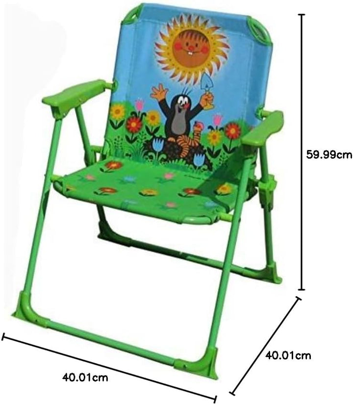 Wiky 170402"Der Kleine Maulwurf Gartenstuhl Klappstuhl für Kinder