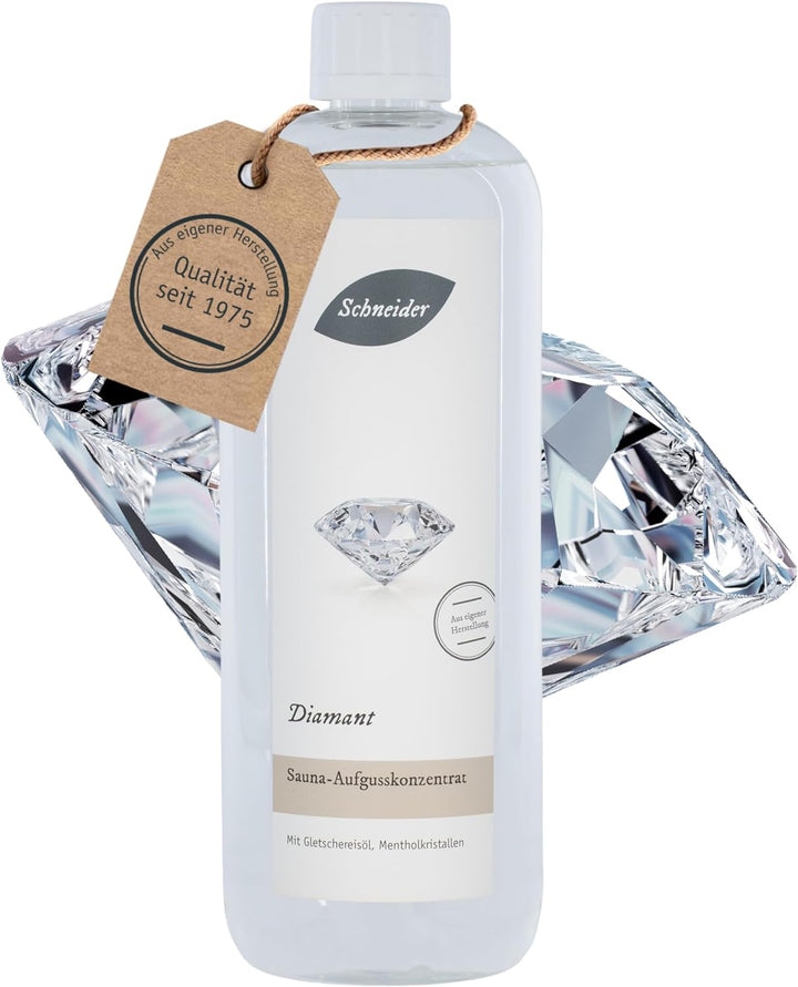 Saunabedarf Schneider - Aufgusskonzentrat, Saunaaufguss Diamant, Diamant, 1000ml
