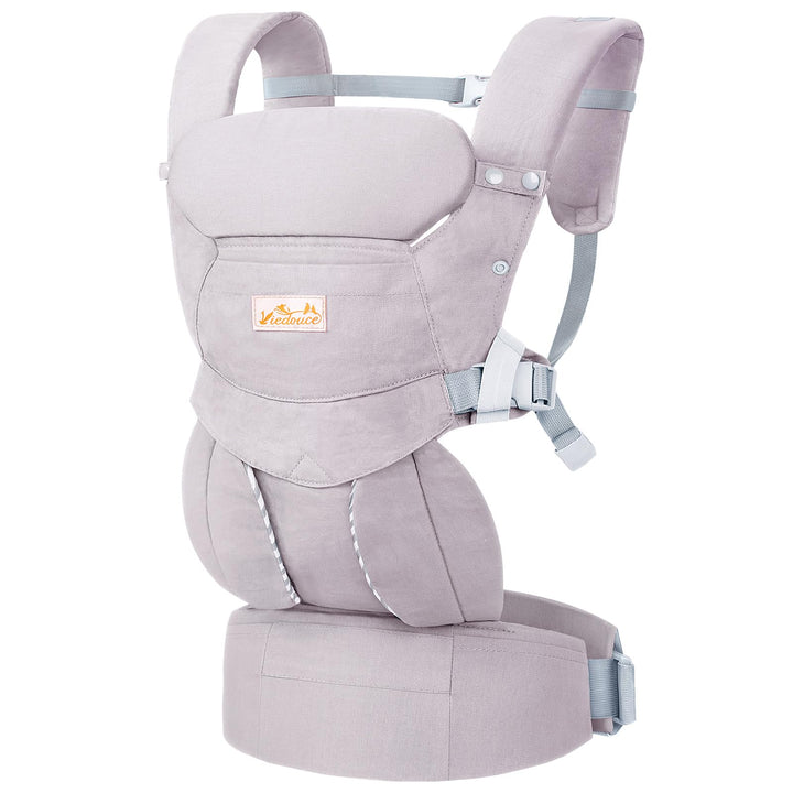 Viedouce Babytrage Neugeborene ab Geburt, Ergonomische Baby Trage Baumwolle Tragegurt mit Kopstütze