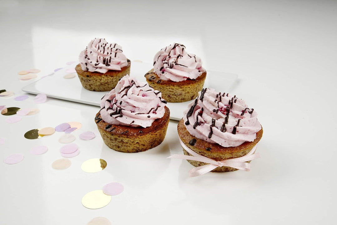 Dr. Oetker Muffinform 12er Cups 34 x 26 x 3 cm FLEXXIBLE LOVE, Silikonfrom für Muffins, Backform aus