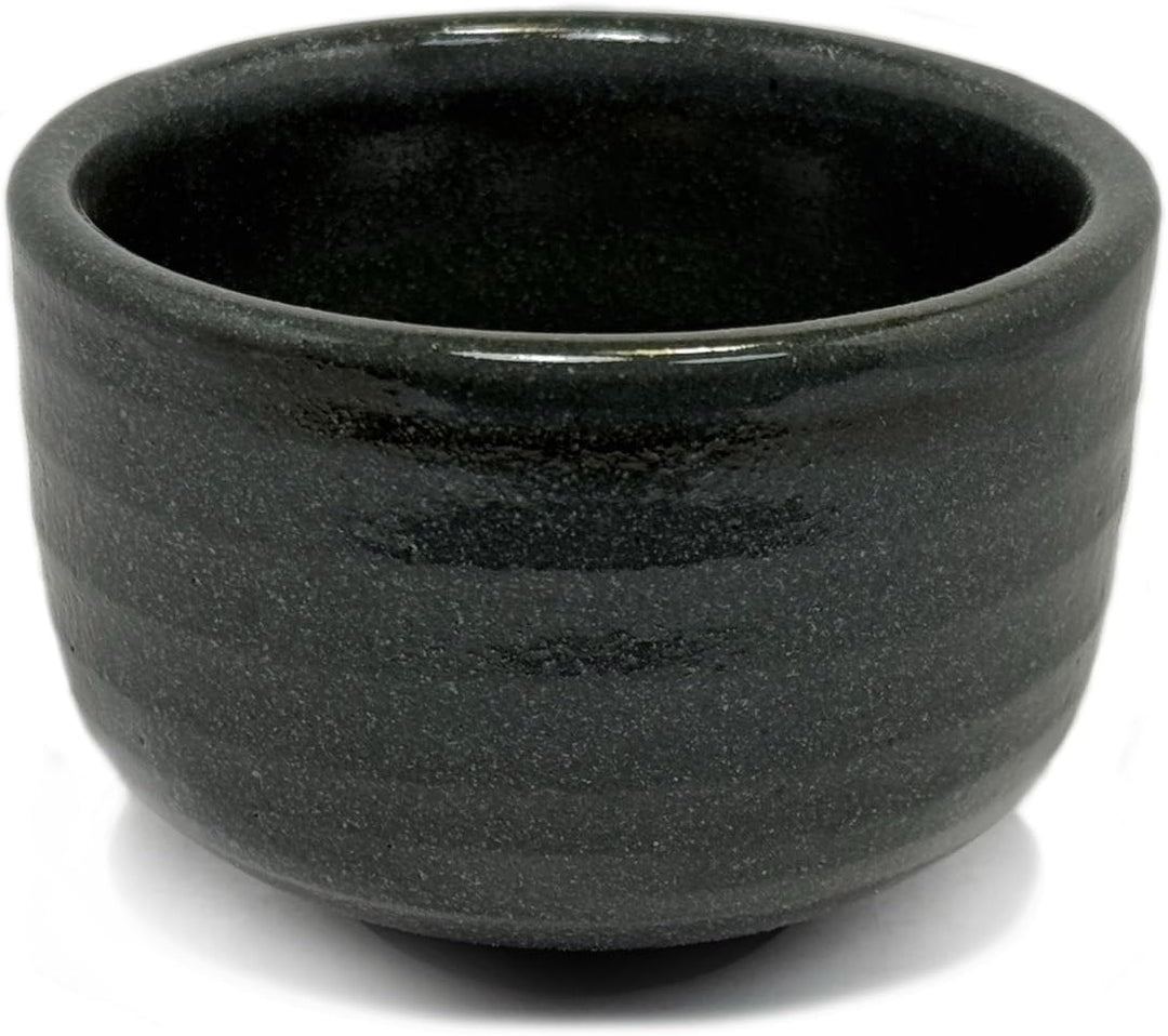 aquanaut Mino Ware Japanese Matcha Bowl Chawan Kuro-kesho Sakura Diameter 10.3cm Made in Japan