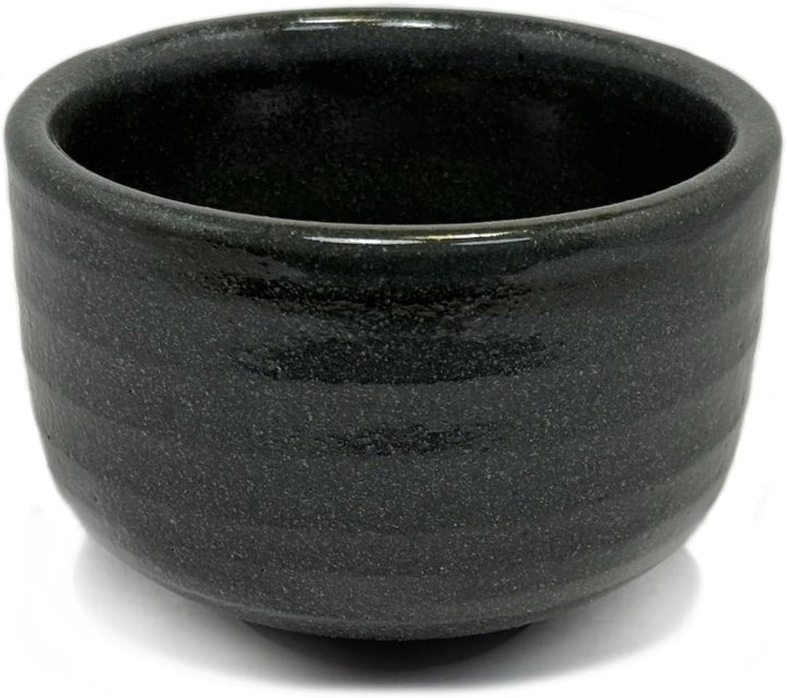 aquanaut Mino Ware Japanese Matcha Bowl Chawan Kuro-kesho Sakura Diameter 10.3cm Made in Japan