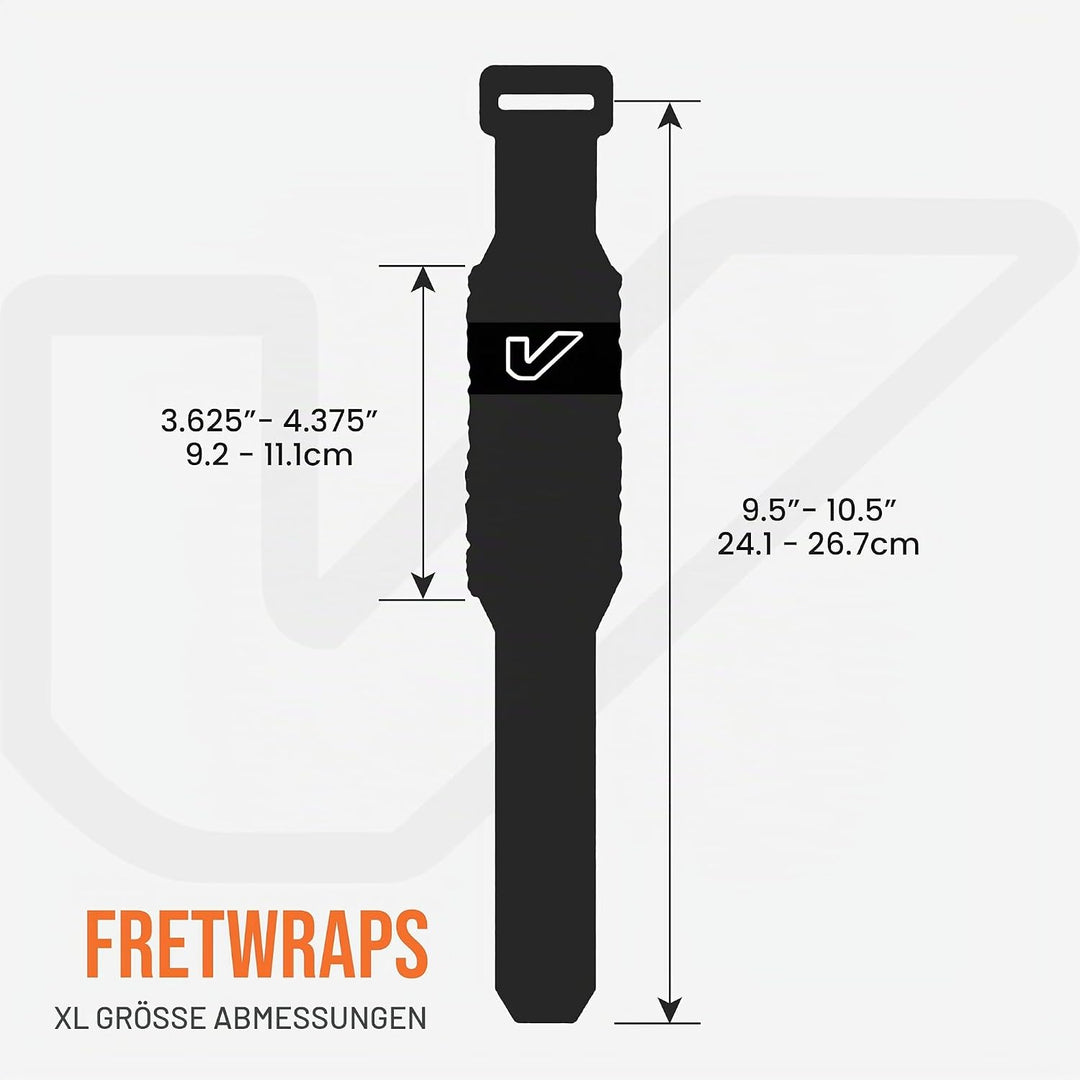 GruvGear HD-FretWrap (3er Pack) Small fire rot, fire rot