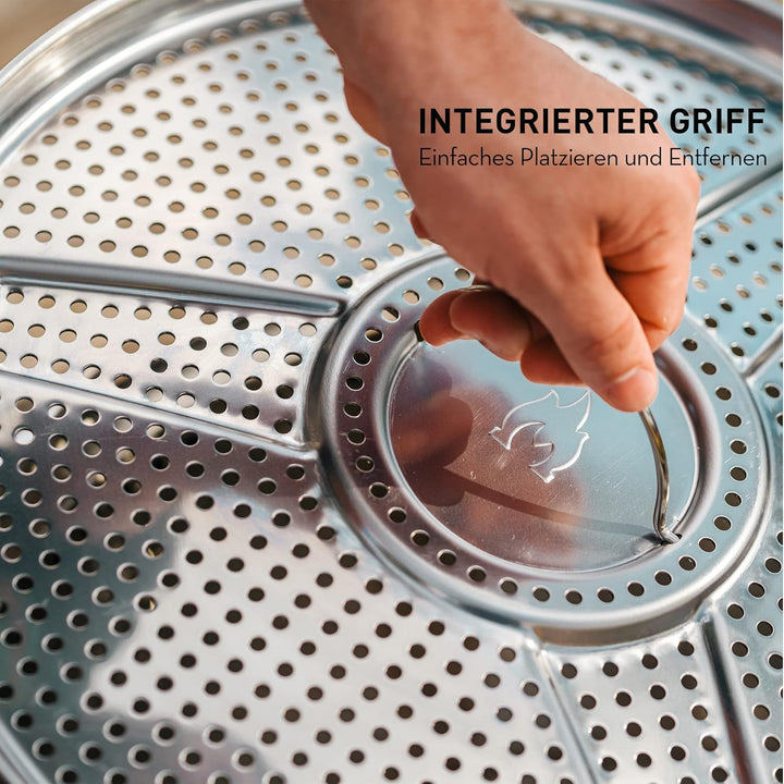 Solo Stove Yukon-Einsatz für Pellets | Zubehör für raucharme Outdoor Feuerschale Yukon, Adapter für